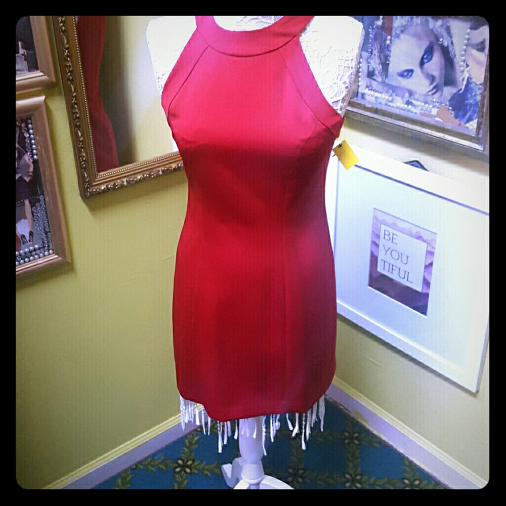 Red Guess mini dress